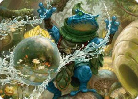 Pond Prophet Art Card trading card from Art Series: Bloomburrow Pond Prophet Art Card - Art Series: Bloomburrow Magic: The Gathering trading card