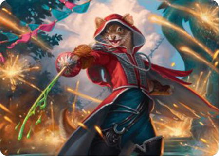 The Infamous Cruelclaw Art Card - Art Series: Bloomburrow Magic: The Gathering trading card