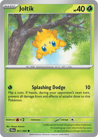 Joltik - SV: Shrouded Fable (SFA) #001/064 - Common Pokémon Trading Card