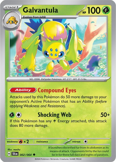 Galvantula - SV: Shrouded Fable Pokémon trading card