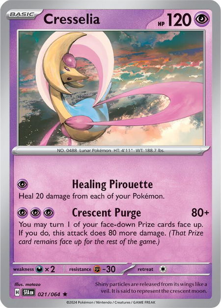 Cresselia - 021/064 - SV: Shrouded Fable Pokémon trading card