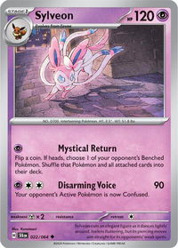 Sylveon - SV: Shrouded Fable (SFA) #022/064 - Uncommon Pokémon Trading Card