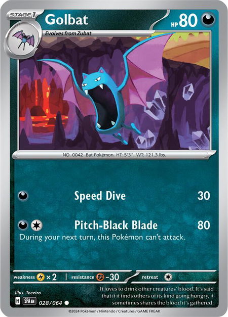 Golbat - SV: Shrouded Fable Pokémon trading card