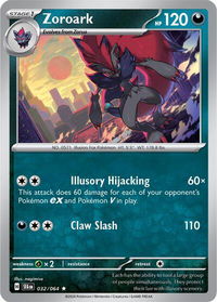 Zoroark - SV: Shrouded Fable (SFA) #032/064 - Rare Pokémon Trading Card