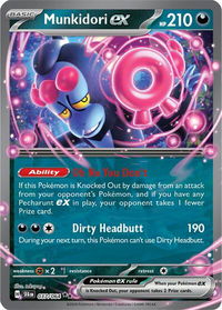 Munkidori ex - 037/064 - SV: Shrouded Fable (SFA) #037/064 - Double Rare Pokémon Trading Card