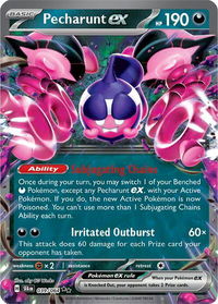 Pecharunt ex - 039/064 - SV: Shrouded Fable (SFA) #039/064 - Double Rare Pokémon Trading Card