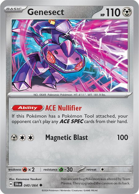 Genesect - SV: Shrouded Fable Pokémon trading card