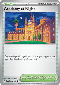 Academy at Night - SV: Shrouded Fable (SFA) #054/064 - Uncommon Pokémon Trading Card