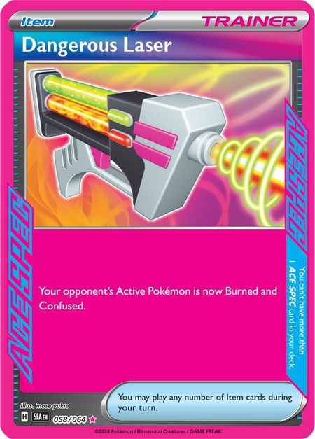 Dangerous Laser - SV: Shrouded Fable Pokémon trading card