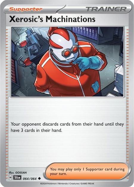 Xerosic's Machinations - 064/064 - SV: Shrouded Fable Pokémon trading card
