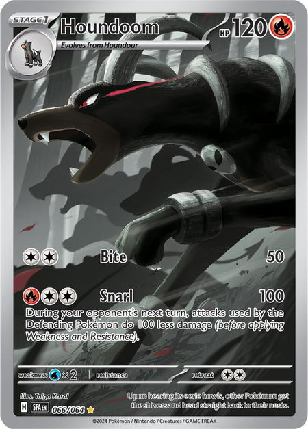 Houndoom - 066/064 - SV: Shrouded Fable Pokémon trading card