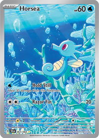 Horsea - 067/064 - SV: Shrouded Fable (SFA) #067/064 - Illustration Rare Pokémon Trading Card
