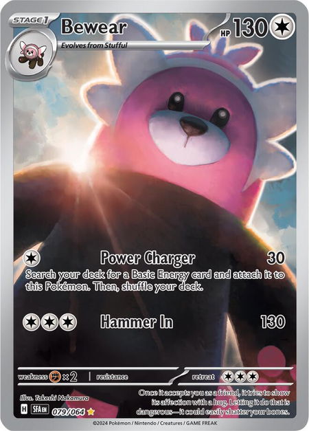 Bewear - 079/064 - SV: Shrouded Fable Pokémon trading card