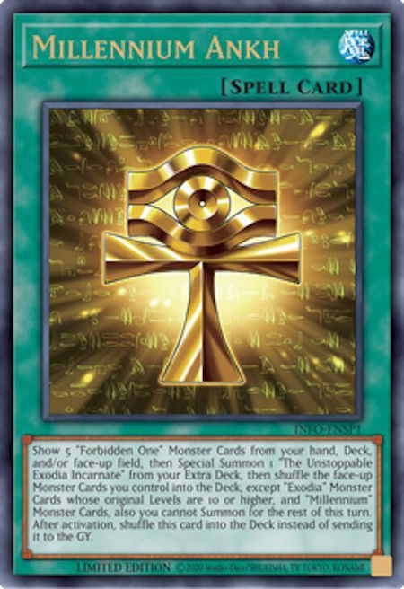 Millennium Ankh (INFO-ENSP1) - The Infinite Forbidden YuGiOh trading card