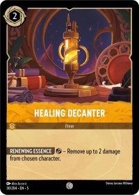 Healing Decanter - Shimmering Skies (5) #30/204 - Common Disney Lorcana Trading Card