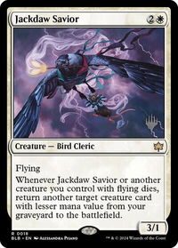 Jackdaw Savior - Promo Pack: Bloomburrow (PPBLB) #18p - Rare Magic: The Gathering Trading Card