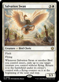 Salvation Swan - Promo Pack: Bloomburrow (PPBLB) #28p - Rare Magic: The Gathering Trading Card