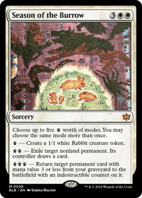 Season of the Burrow - Promo Pack: Bloomburrow (PPBLB) #29p - Mythic Magic: The Gathering Trading Card