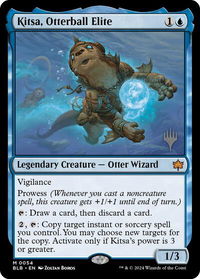 Kitsa, Otterball Elite - Promo Pack: Bloomburrow (PPBLB) #54p - Mythic Magic: The Gathering Trading Card