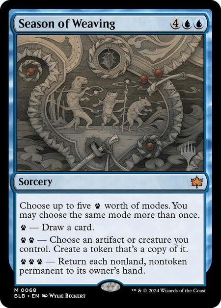 Season of Weaving - Promo Pack: Bloomburrow Magic: The Gathering trading card