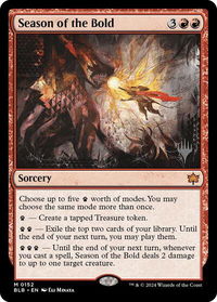 Season of the Bold - Promo Pack: Bloomburrow (PPBLB) #152p - Mythic Magic: The Gathering Trading Card
