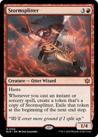 Stormsplitter - Promo Pack: Bloomburrow (PPBLB) #154p - Mythic Magic: The Gathering Trading Card