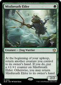 Mistbreath Elder - Promo Pack: Bloomburrow (PPBLB) #184p - Rare Magic: The Gathering Trading Card