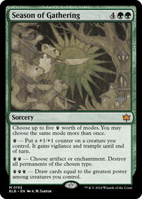 Season of Gathering - Promo Pack: Bloomburrow (PPBLB) #192p - Mythic Magic: The Gathering Trading Card