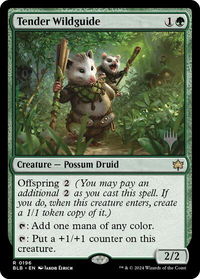 Tender Wildguide - Promo Pack: Bloomburrow (PPBLB) #196p - Rare Magic: The Gathering Trading Card