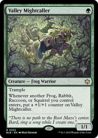 Valley Mightcaller - Promo Pack: Bloomburrow (PPBLB) #202p - Rare Magic: The Gathering Trading Card