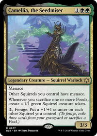 Camellia, the Seedmiser - Promo Pack: Bloomburrow (PPBLB) #207p - Rare Magic: The Gathering Trading Card