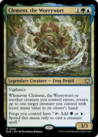 Clement, the Worrywort - Promo Pack: Bloomburrow (PPBLB) #209p - Rare Magic: The Gathering Trading Card