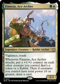 Finneas, Ace Archer - Promo Pack: Bloomburrow (PPBLB) #212p - Rare Magic: The Gathering Trading Card