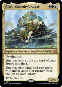 Glarb, Calamity's Augur - Promo Pack: Bloomburrow (PPBLB) #215p - Mythic Magic: The Gathering Trading Card
