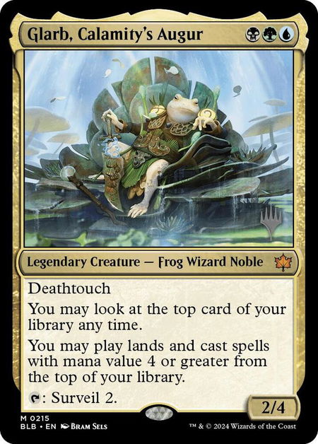 Glarb, Calamity's Augur - Promo Pack: Bloomburrow Magic: The Gathering trading card