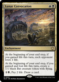 Lunar Convocation - Promo Pack: Bloomburrow (PPBLB) #223p - Rare Magic: The Gathering Trading Card