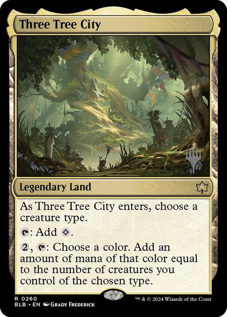 Three Tree City - Promo Pack: Bloomburrow Magic: The Gathering trading card