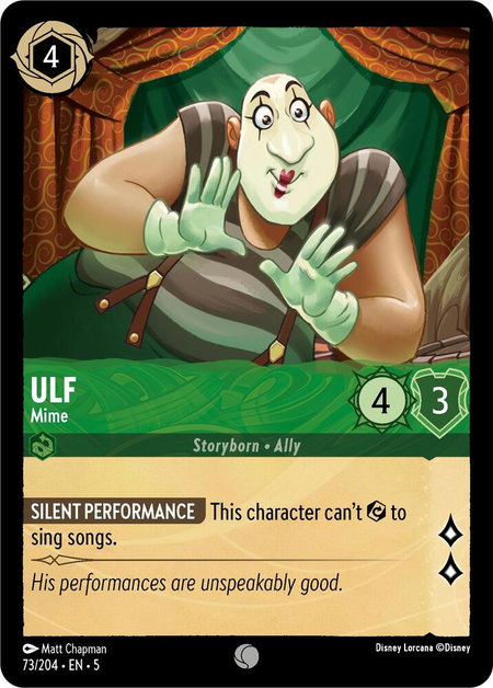 Ulf - Mime - Shimmering Skies Disney Lorcana trading card