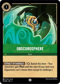 Obscurosphere - Shimmering Skies (5) #99/204 - Common Disney Lorcana Trading Card