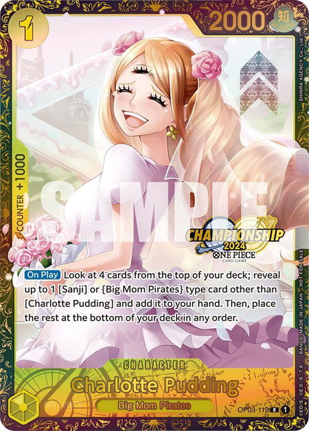 Charlotte Pudding (Championship 2024) - One Piece Promotion Cards One Piece trading card
