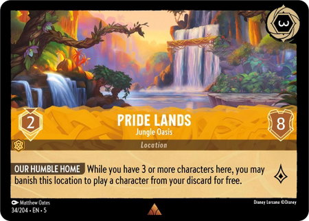 Pride Lands - Jungle Oasis - Shimmering Skies Disney Lorcana trading card