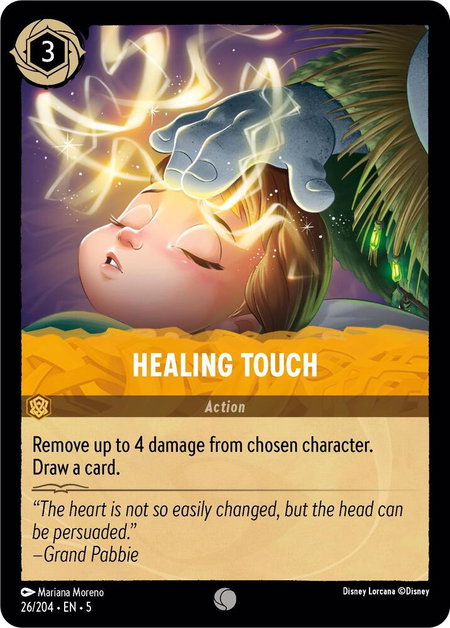 Healing Touch - Shimmering Skies Disney Lorcana trading card