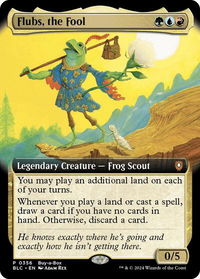 Flubs, the Fool (Extended Art) - Buy-A-Box Promos (BABP) #356 - Promo Magic: The Gathering Trading Card