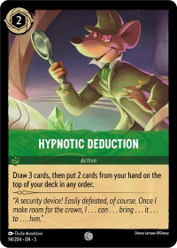 Hypnotic Deduction - Shimmering Skies (5) #94/204 - Common Disney Lorcana Trading Card