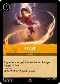 Revive - Shimmering Skies (5) #27/204 - Rare Disney Lorcana Trading Card