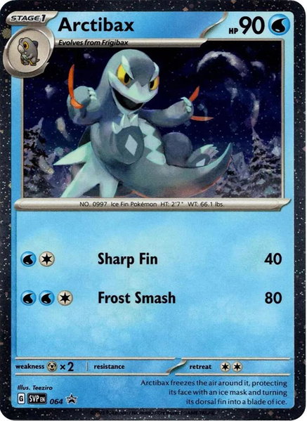 Arctibax - 064 (Cosmos Holo) - SV: Scarlet & Violet Promo Cards Pokémon trading card
