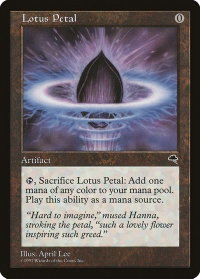 Lotus Petal - Tempest (TMP) #294 - Common Magic: The Gathering Trading Card