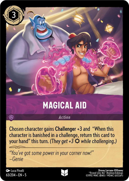 Magical Aid - Shimmering Skies Disney Lorcana trading card