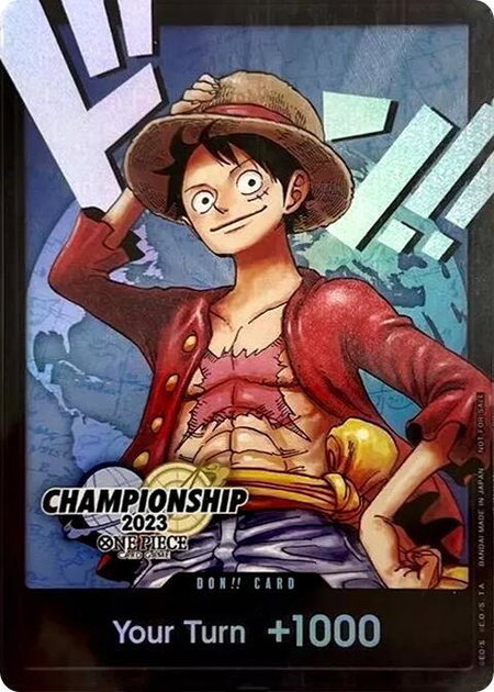 DON!! Card (Monkey.D.Luffy) (2023 World Championship Finals) - One Piece Promotion Cards One Piece trading card