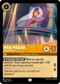 Maid Marian - Lady of the Lists - Shimmering Skies (5) #22/204 - Uncommon Disney Lorcana Trading Card